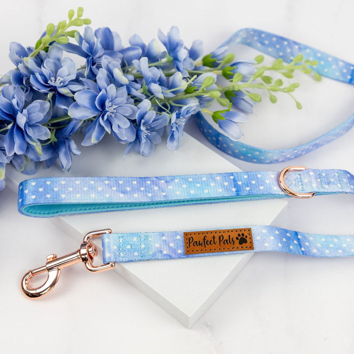 Once Upon a Flower - Hearts soft dog lead.