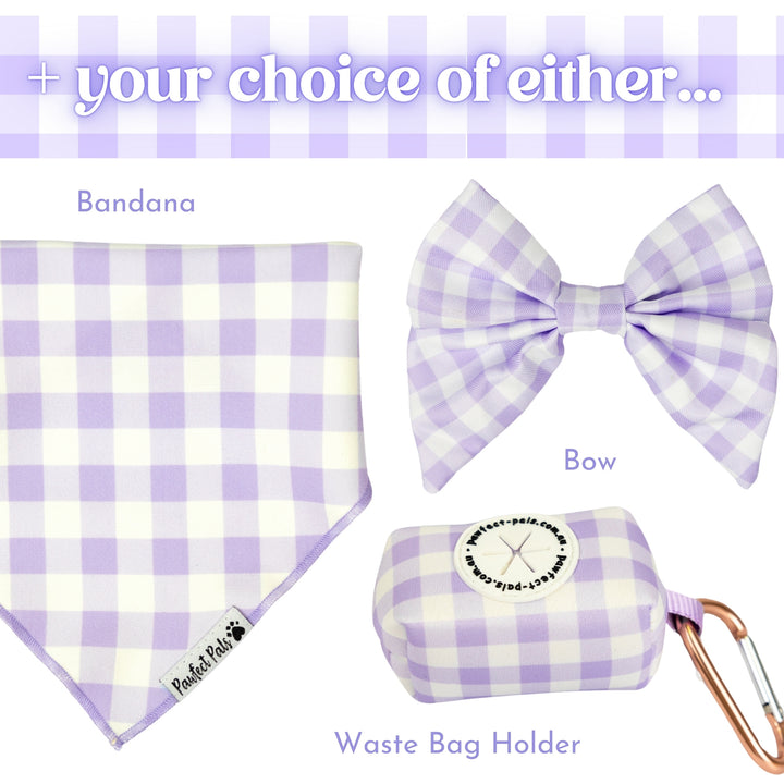 Social Butterfly - Purple Gingham Walkies Pack