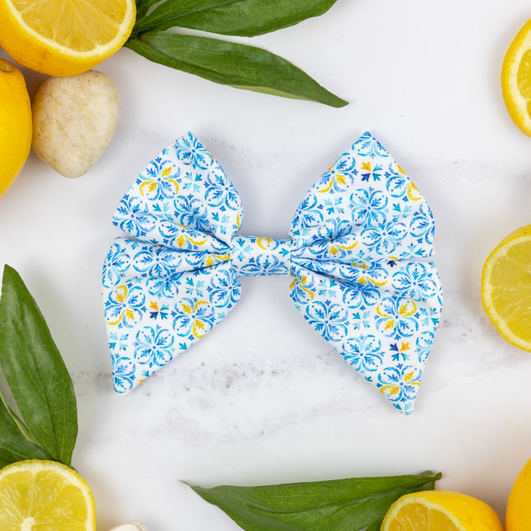 Santorini Summer sailor bow tie.